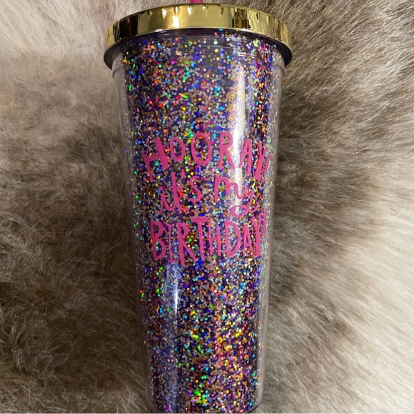 NWT Francesca’s by Natural Life Hooray! It’s My Birthday! On The Go Travel Cup - Picture 3 of 9